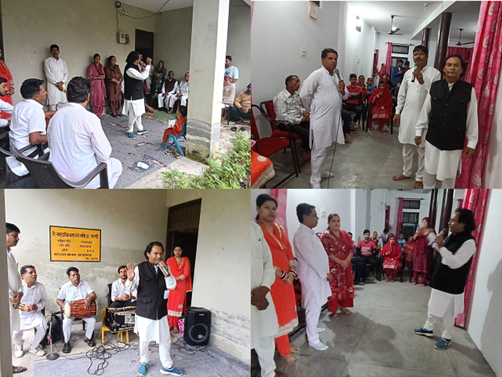 Information about government schemes was provided through songs, music, and street plays in Balh Kholi and Tanoh in Bangana.